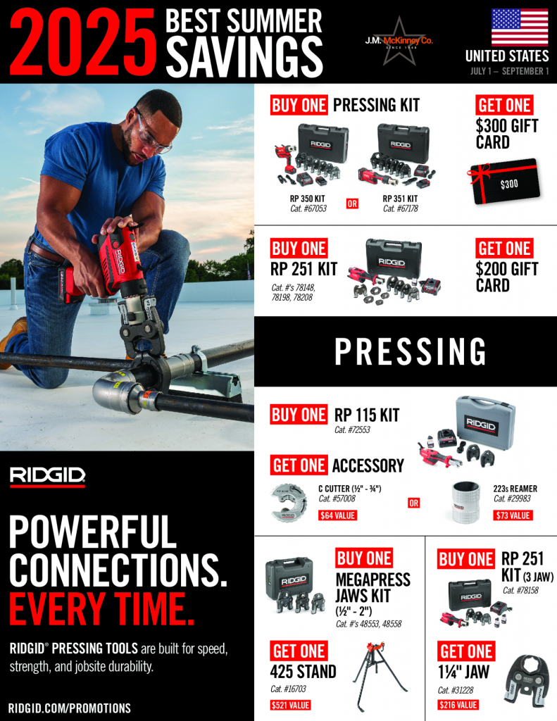 RIDGID Summer Promo 2025 - Page 1